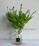 SP0392 Artificial Seeded Dusty Miller Plant with Black Tips 38cm | ARTISTIC GREENERY