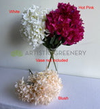 SP0448 Silk Bougainvillea Bunch 48cm Blush / Hot Pink / White | ARTISTIC GREENERY