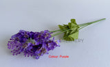 PURPLE - SP0465 Silk Lilac Flower Bunch 38cm 4 Colours | ARTISTIC GREENERY