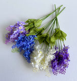 SP0465 Silk Lilac Flower Bunch 38cm 4 Colours | ARTISTIC GREENERY