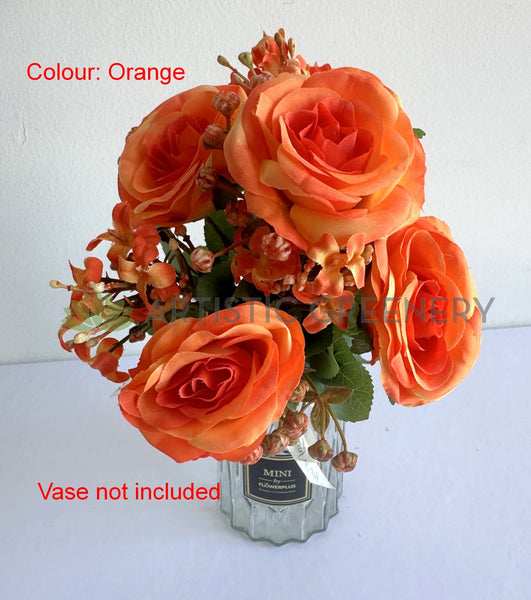 32 Inch Roses SP0473 Silk Garden Rose Bouquet 32cm 4 Colours | ARTISTIC GREENERY ...