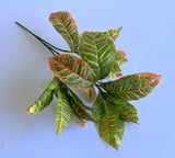 SP0478 Artificial Red Croton Plant 43cm | ARTISTIC GREENERY WA