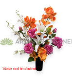 Cemetery / Mausoleum Flowers (Orchid & Lily) 40 x 20 cm - SYM0066