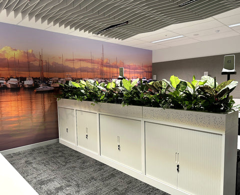 indoor plants perth wa State Health Operations Centre (Perth CBD)- Artificial Plants for Tambour Units and Planters