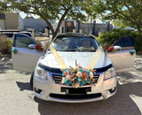 Wedding Car Flower Decorations - WCD005 - $250 Front Flowers Only