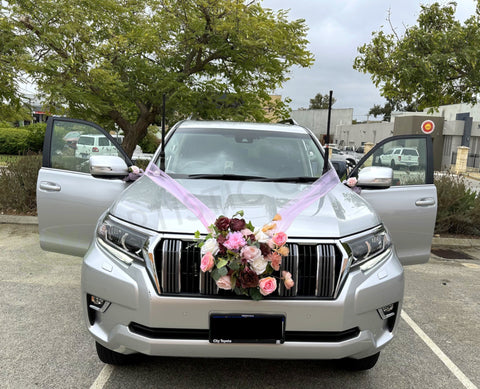 Wedding Car Flower Decorations - WCD004 - $250 Front Flowers Only