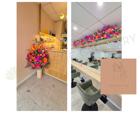 Wild Rose Hair (Inglewood) - Custom-designed Flower Arrangements for Counter & Shelf