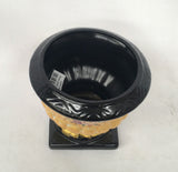 Gold & Black Ceramic Urn (Small) 19cm x18cm