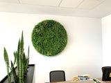 Zoom Recruitment (South Perth) - Circular Greenery Signage / Logo | ARTISTIC GREENERY