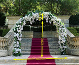 For Hire - Round Arch Decorated With Flowers 260cm Height