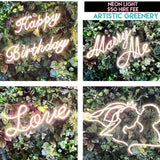 For Hire - Neon Sign 4 Styles - Couple / Marry Me / Love / Happy Birthday  (Code: HI0052) | ARTISTIC GREENERY 