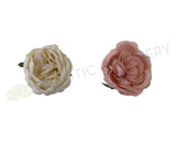 ACC0078-300 Rustic Style Peony Flower Head - Cream / Pink