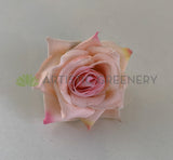 Small Pink Rose - ACC0078(10/20) Premium Silk Single Rose Head (Various Styles) silk rose for DIY wedding and vertical garden Silk flower heads for flower wall