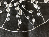 ACC0081 Artificial crystal ball garland 115cm (for decoration)