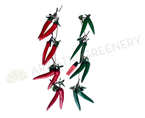ACC0082-S85 Artificial Strand of Chilli 60cm Red / Green | ARTISITC GREENERY