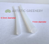 ACC0083 Clear Hot Glue Stick 27cm length - extra long 6.5mm or 11mm thickness DIY project Perth WA Australia