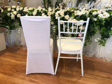 For Hire - Lycra / Spandex White Chair Cover (Code: HI0010)