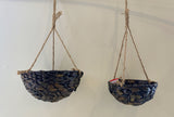 ACC0088 Rattan Hanging Basket (2 Sizes) Natural & Dark Brown Colour