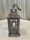 SMALL - ACC0091 Decorative Wooden Lantern (Rustic Style)
