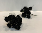 ACC0092 Small Foam Flowers (for craft project & hair accessories) 6 Colours