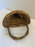 ACC0095 Wall Mounted Ratten Wicker Basket 24cm x 34cm | ARTISTIC GREENERY