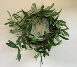 ACC0099 Olive wicker wreath 25cm diameter | ARTISTIC GREENERY