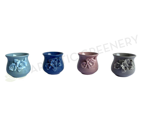 ACC0108 Ceramic Flower Vase 9cm 4 Colours | ARTISTIC GREENERY