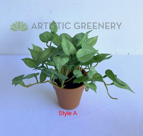 Style A - ACC0110 Faux Small Potted Succulent 15cm 9 Styles | ARTISTIC GREENERY 