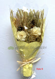 Style B - ACC0111-18 Dried Flower Bouquet 23x 45cm 6 Styles | ARTISTIC GREENERY