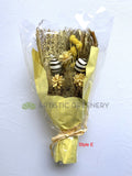 Style E - ACC0111-18 Dried Flower Bouquet 23x 45cm 6 Styles | ARTISTIC GREENERY