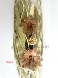 G - ACC0111-25B Dried Flower Bouquet 93 x 21cm 4 Styles | ARTISTIC GREENERY