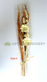 H - ACC0111-25B Dried Flower Bouquet 93 x 21cm 4 Styles | ARTISTIC GREENERY