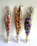 ACC0111-25A Dried Flower Bouquet 93 x 21cm 3 Styles | ARTISTIC GREENERY