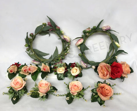 Wedding Crowns, Corsages, Buttonholes, Hairpiece / Haircomb -Angela P