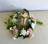 Candle Ring / Wreath - Wedding Table Centrepieces - Ankit S | ARTISTIC GREENERY