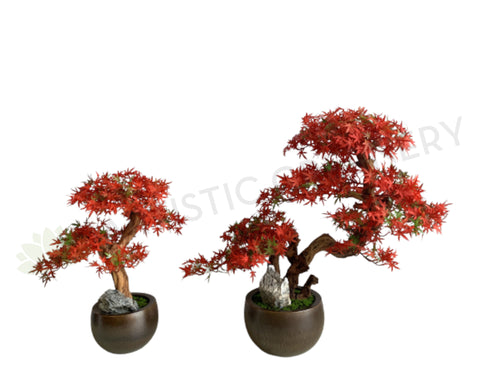 BON002 Artificial Bonsai - Red Maple - High Quality 2 Sizes