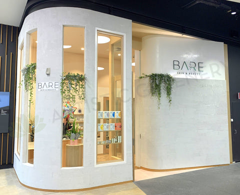 Bare Skikn & Beauty (Ellenbrook) - Hanging Greenery for Shop Front Display | ARTISTIC GREENERY