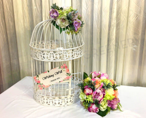 For Hire - Bird Cage Style Wishing Well