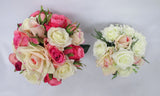 Round Bouquet - Hot Pink & White - Bonnie A