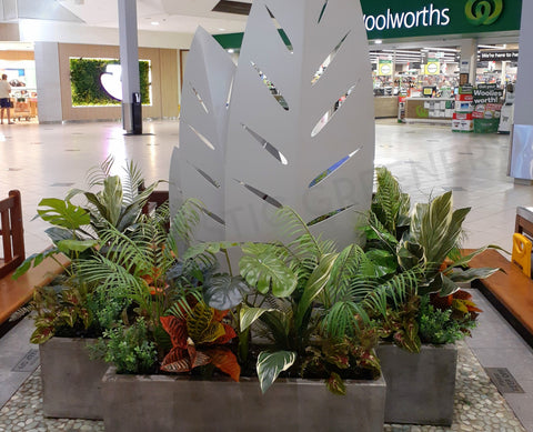 Broome Boulevard Shopping Centre - Pre-installed Artificial Plants for Planter Boxes