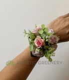 Corsage & Buttonhole - Mini Roses with Greenery - CB0037 - $56/set