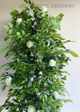 CT003 Custom-made Real Touch Branch Rose Tree 160cm White | ARTISTIC GREENERY