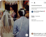 Greek Wedding Flower Crowns Stefana - Blue & White - Olene R (CROWN002) | ARTISTIC GREENERY