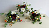 Teardrop / Cascade Bouquet - Mixed Flowers & Greenery - Charlotte A