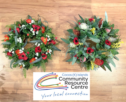 Cocos Islands Community Resource Centre - Artificial Floral Wreaths | ARTISTIC GREENERY