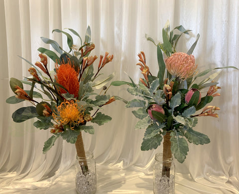 Natural Style Bouquet & Cake Decorations - Native Flowers - Colin E | ARTISTIC GREENERY