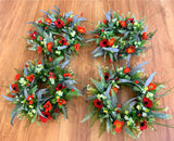 Poppy Floral Wreath 30cm / 40cm / 50cm