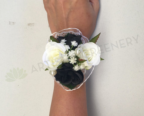 Corsage - Black & White - Jill