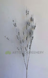 DS0053 Silver Glitter Sticks 116cm | ARTISTIC GREENERY