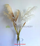 DS0059 Artificial Common Reed 132cm Brown / White | ARTISTIC GREENERY